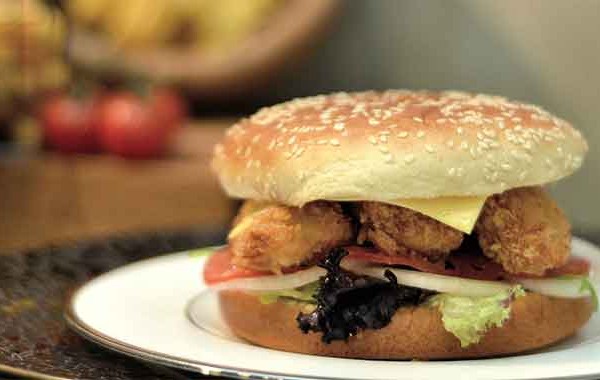 Chicken burger picture