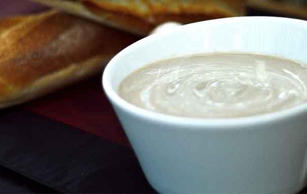 Mushroom thyme soup picture