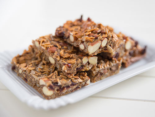 Peanut butter cereal bar