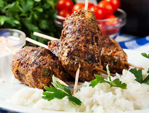 Lamb Kebab skewers