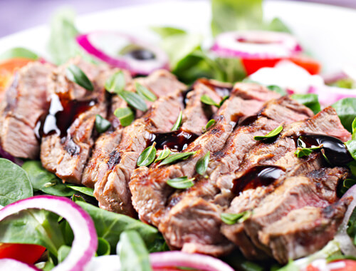 Grilled steak salad recipe