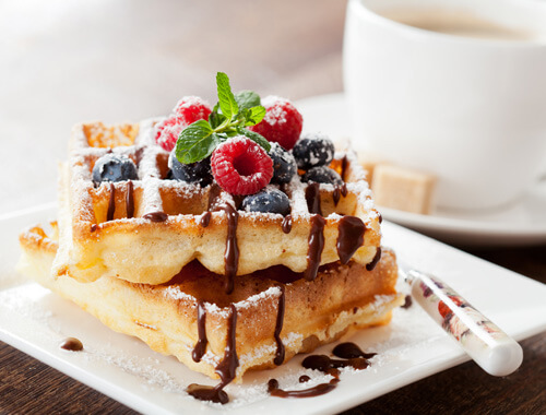 Waffle cake