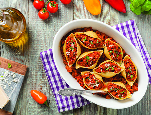 Ground beef pasta bake