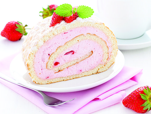 Swiss roll cake