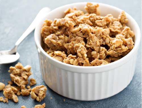 Peanut Butter Oatmeal Granola