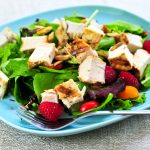 Spinach-Salad-with-Raspberry-Vinaigrette