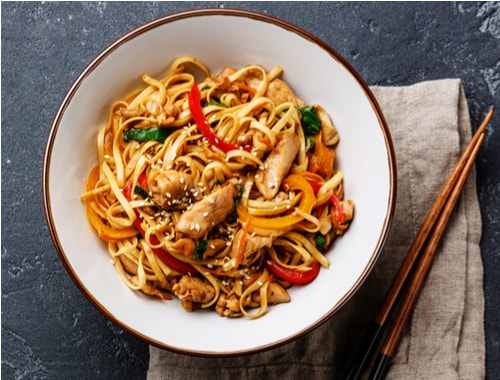 Chicken Noodles Recipe by American Garden